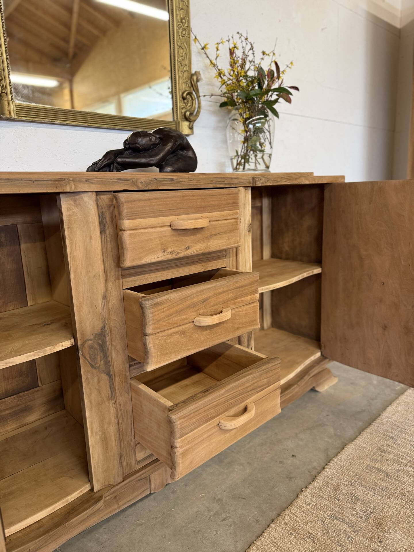 Buffet art deco en noyer