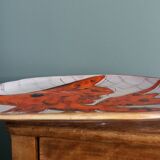 Plate signed Monique Brunner, Pansier, Pottery of the Aquarius, Vallauris