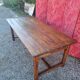 Table de ferme chêne et merisier
