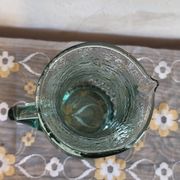 Bubble glass carafe in Biot style