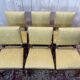 Suite de 6 chaises Napoléon III en noyer et tissu