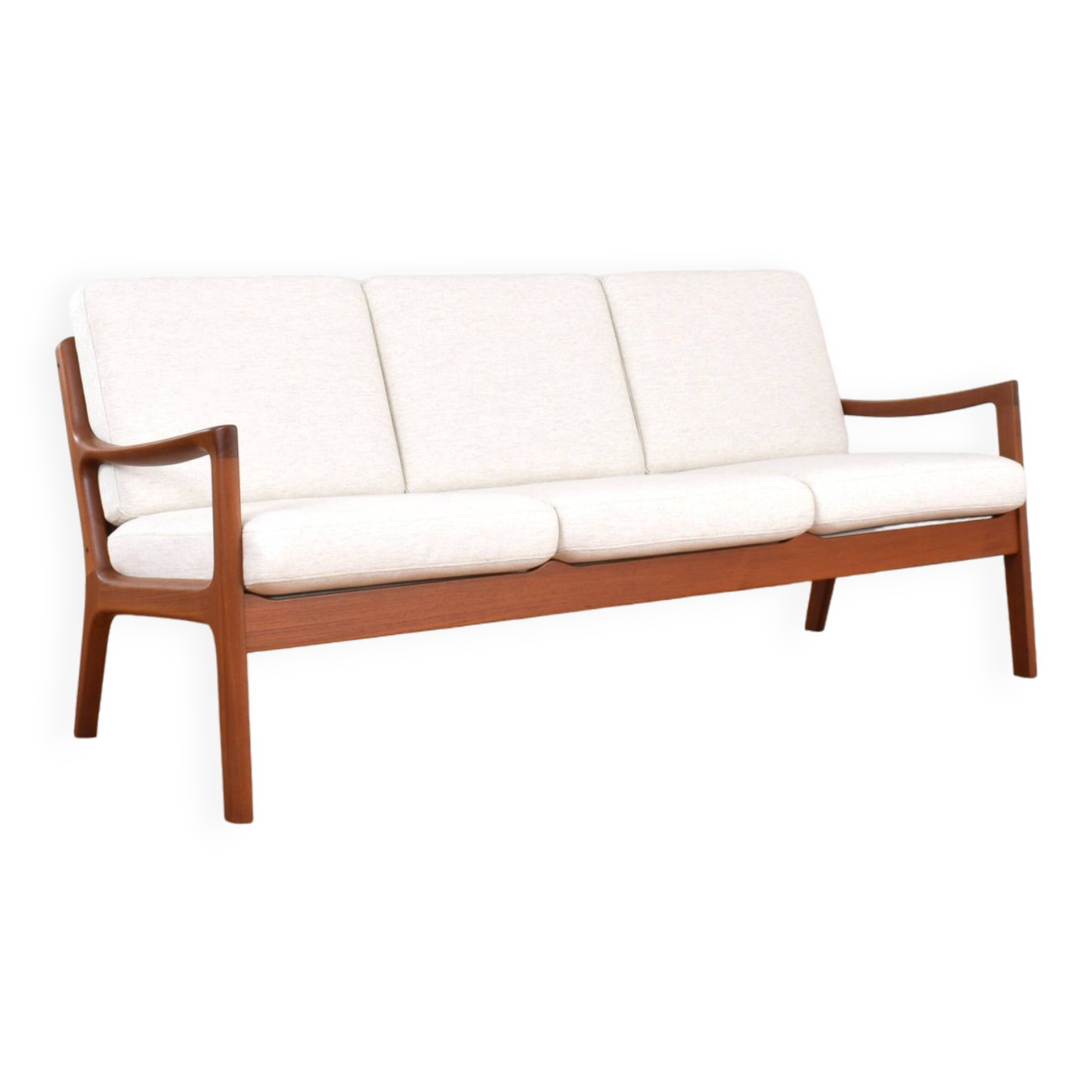 Mid-Century Danish Teak Sofa by Ole Wanscher for Cado, 1960s