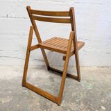 Chaise pliante en bois