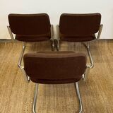 3 chaises Vickers Roneo, années 70
