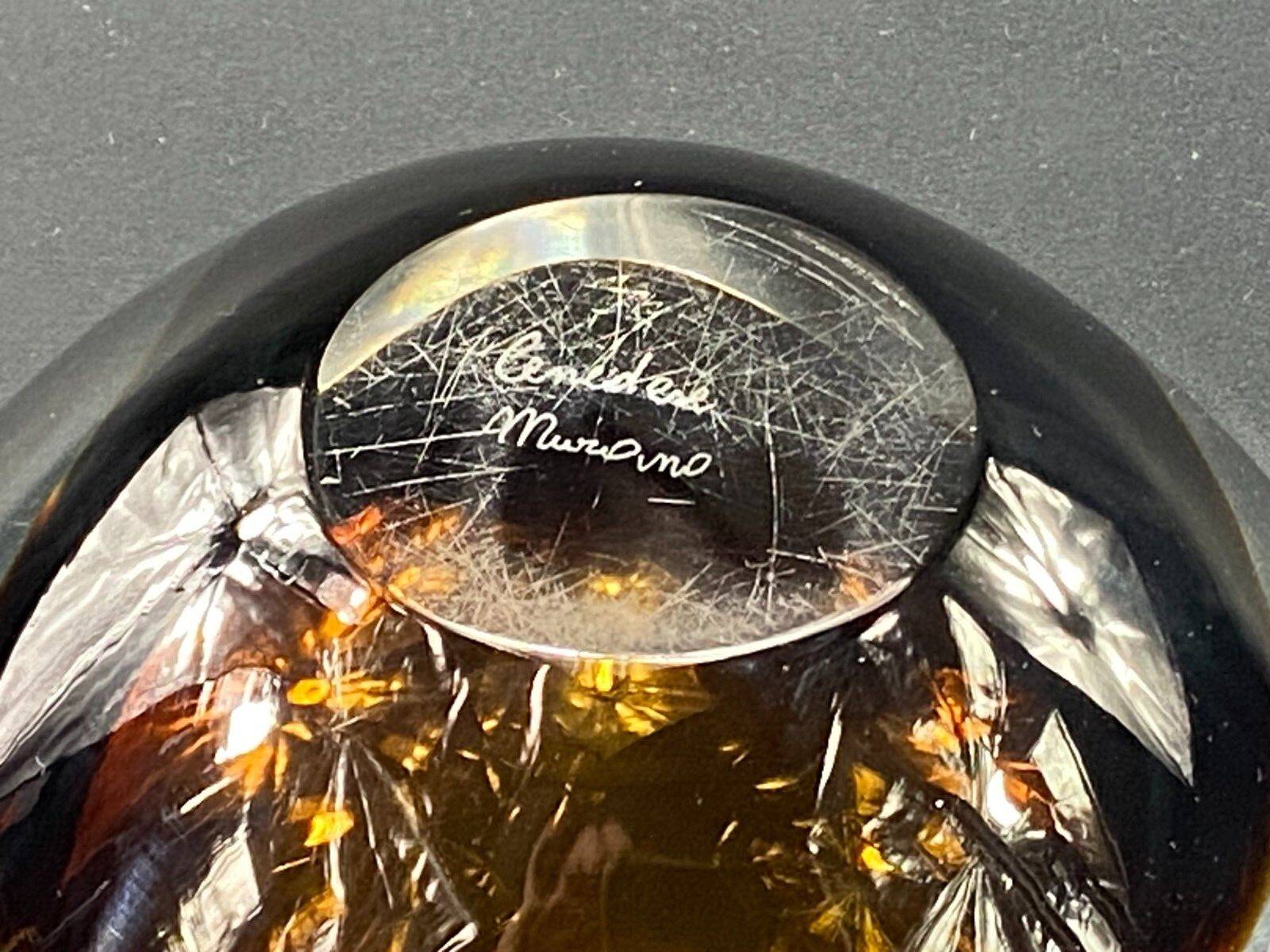 Glass bowl, Antonio da Ros for Cenedese, circa 1965-1975 Murano Venice