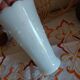 Vintage white opaline vase