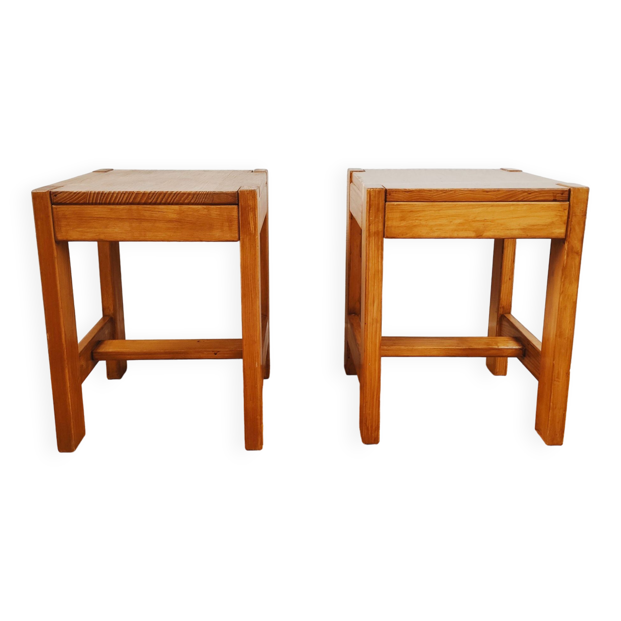 Pair of vintage Scandinavian style sofa ends