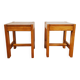 Pair of vintage Scandinavian style sofa ends