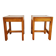 Pair of vintage Scandinavian style sofa ends