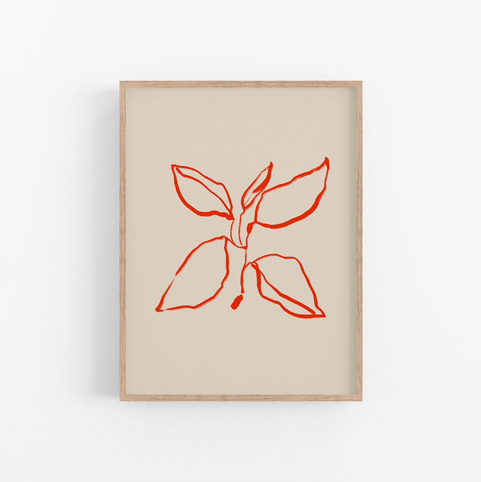 Botanical illustration giclee print, 50x70