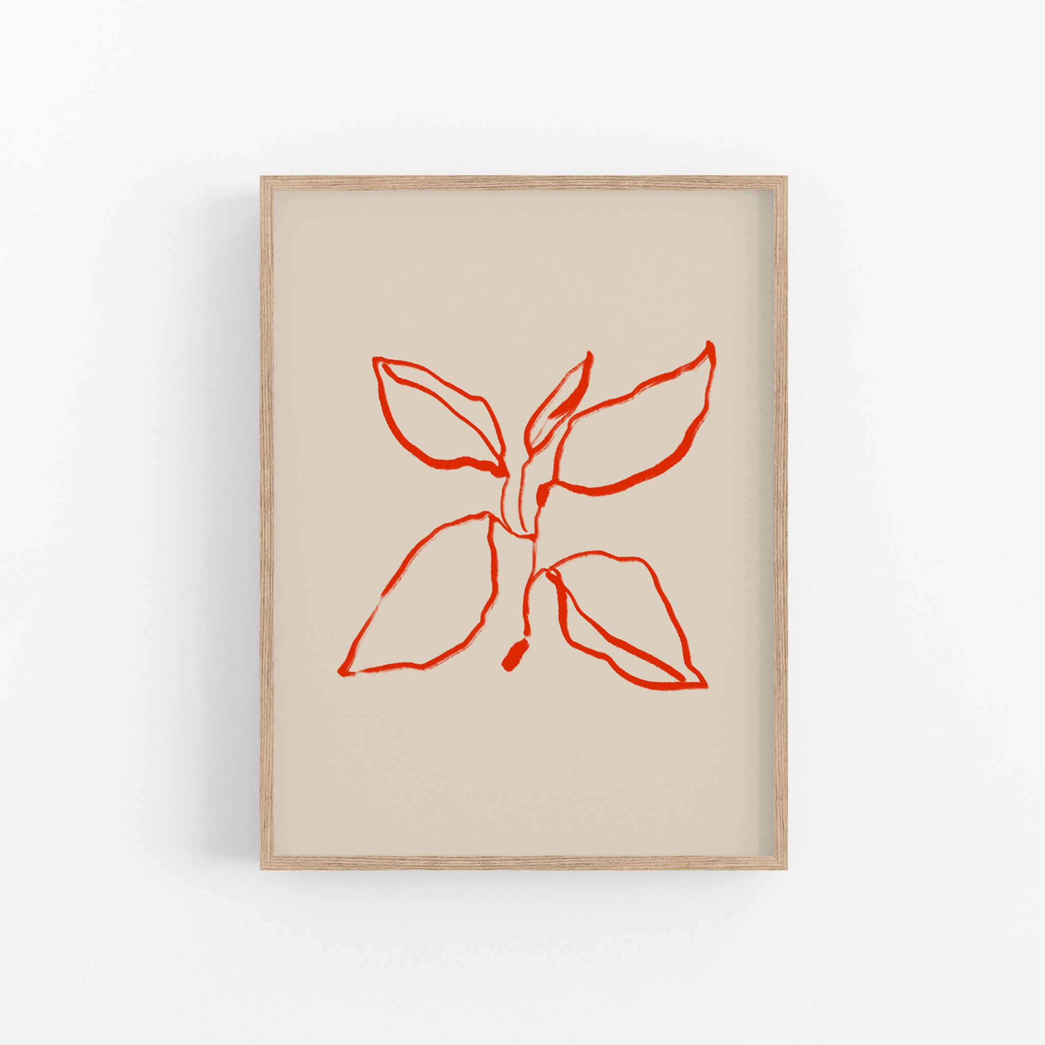 Botanical illustration giclee print, 50x70