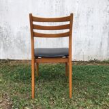 Set of 4 Scandinavian chairs, 60s