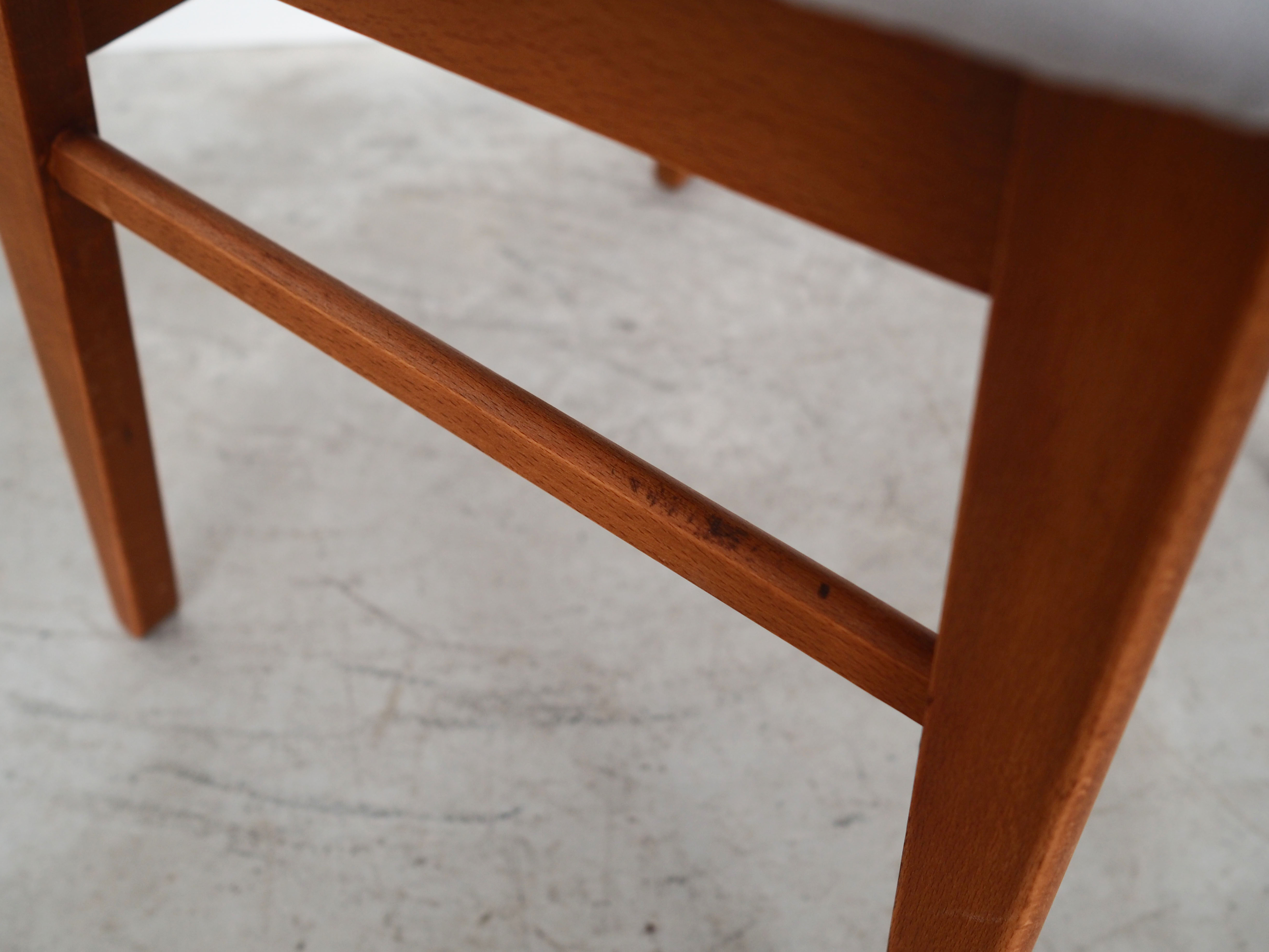 Beech chair, Danish design, 1970s, production: Denmark