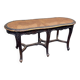 Superb antique piano bench from the late 19th century, Louis XV style