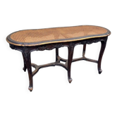 Superb antique piano bench from the late 19th century, Louis XV style