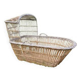 Large rattan cradle