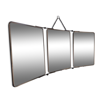 Barbier triptych mirror 60 x 25 cm