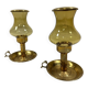 Peter Jensen Copenhagen brass candle holders Denmark 1960’s
