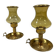 Peter Jensen Copenhagen brass candle holders Denmark 1960’s