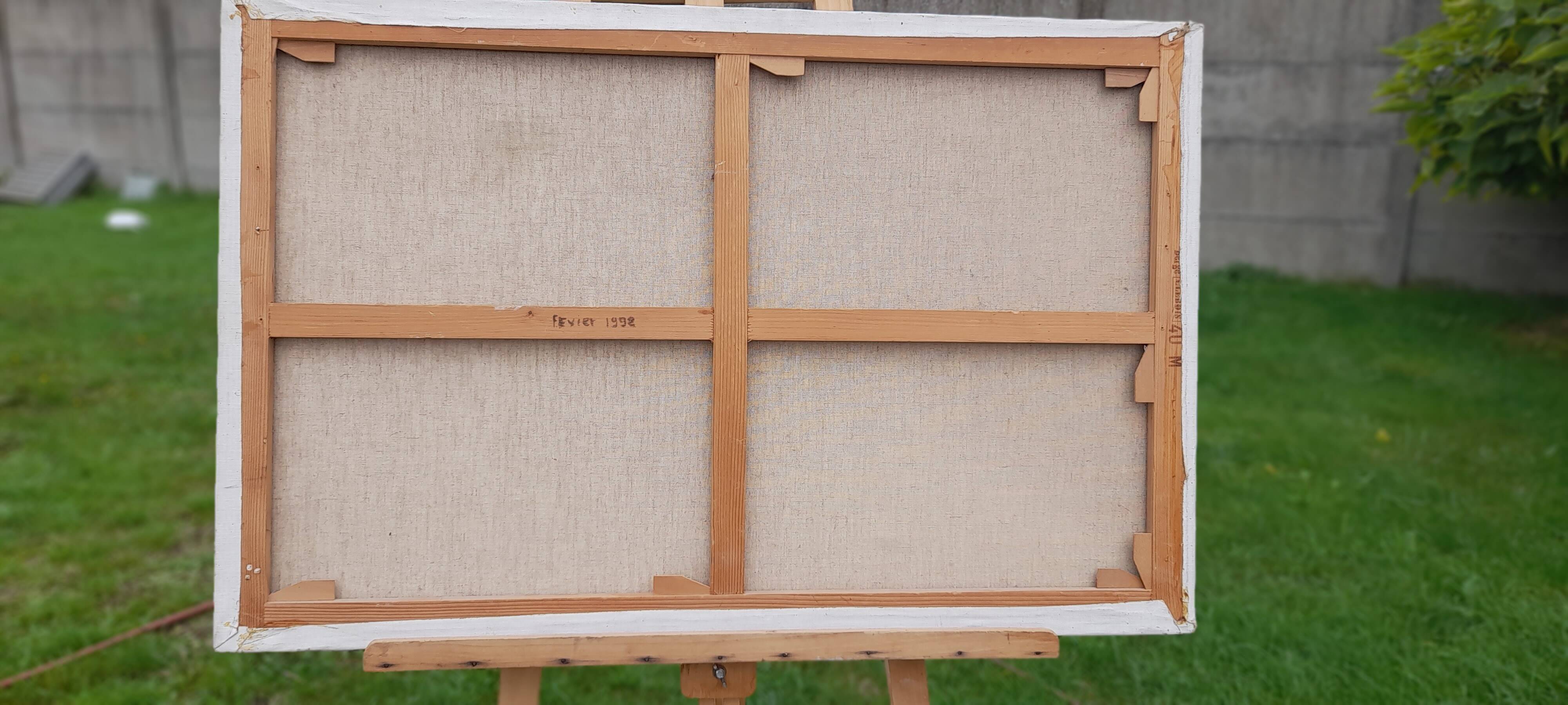 Huile sur toile paysage bord de mer signée B. Dumand