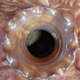 old ceramic tulip vase - signed pottery