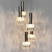 Vintage 70s waterfall chandelier