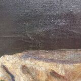 “Bodegón de frutas”, Escuela Sevillana, J. Hernández, s. XX - Spain