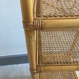 Rattan shelf