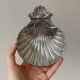 silver shell bowl, key tray