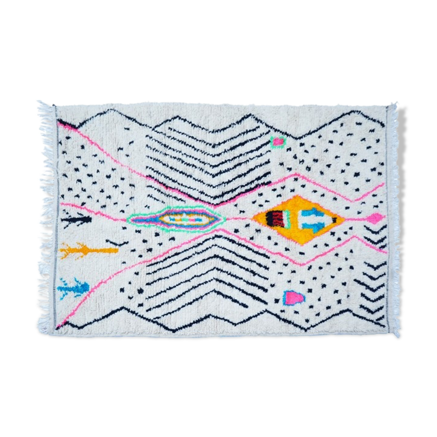 Tapis berbère coloré 205x139cm