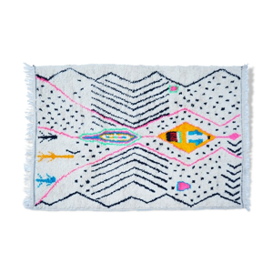 Tapis berbère coloré