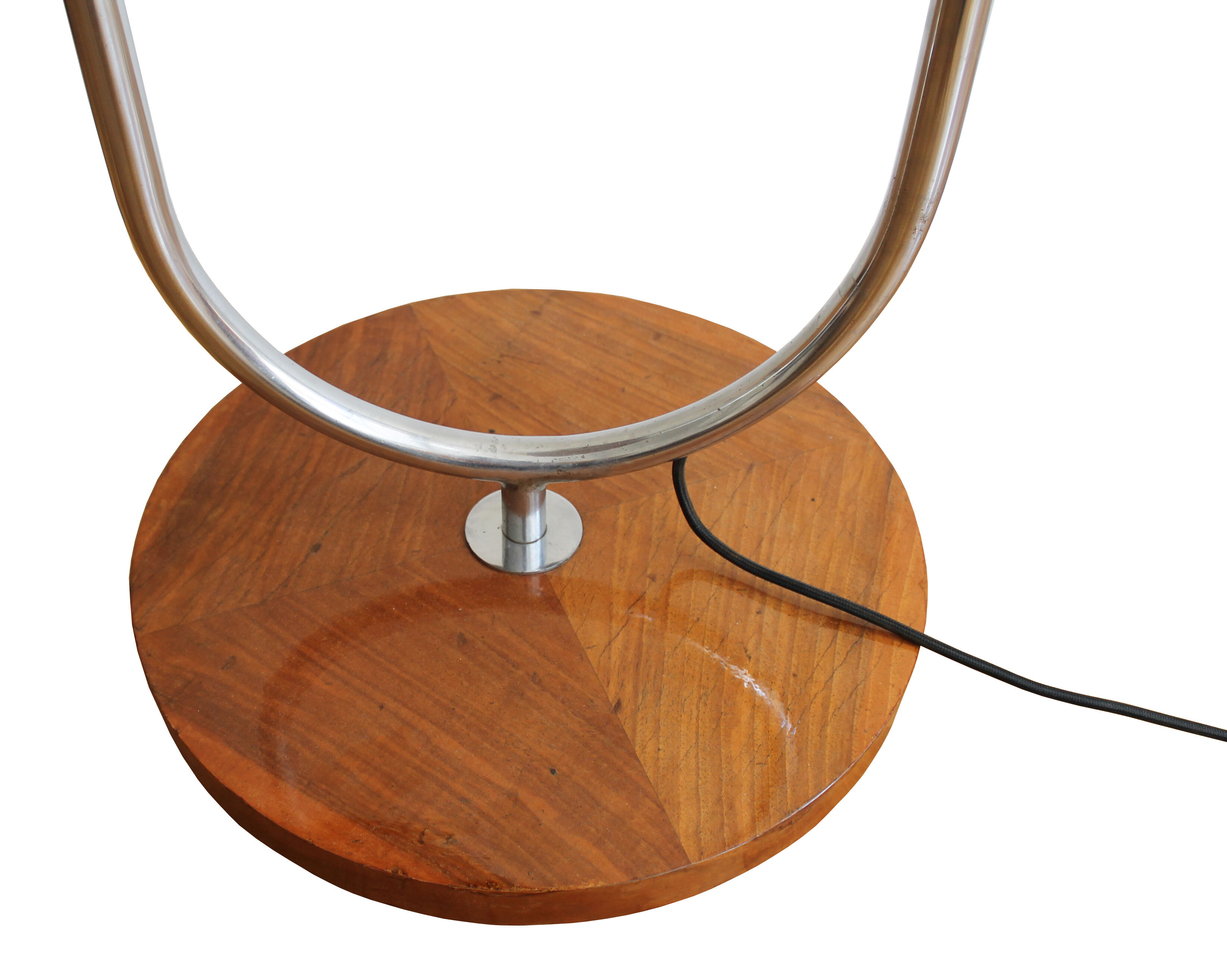 Bauhaus chromed floor lamp from Slezak 1930