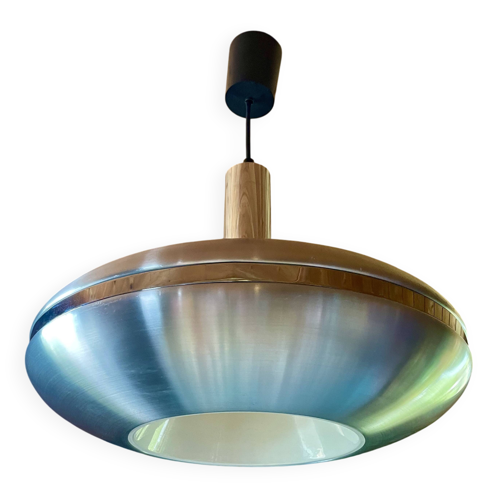 Chandelier, Pendant light, Ceiling light, Designer "Solken Leuchte", 70s
