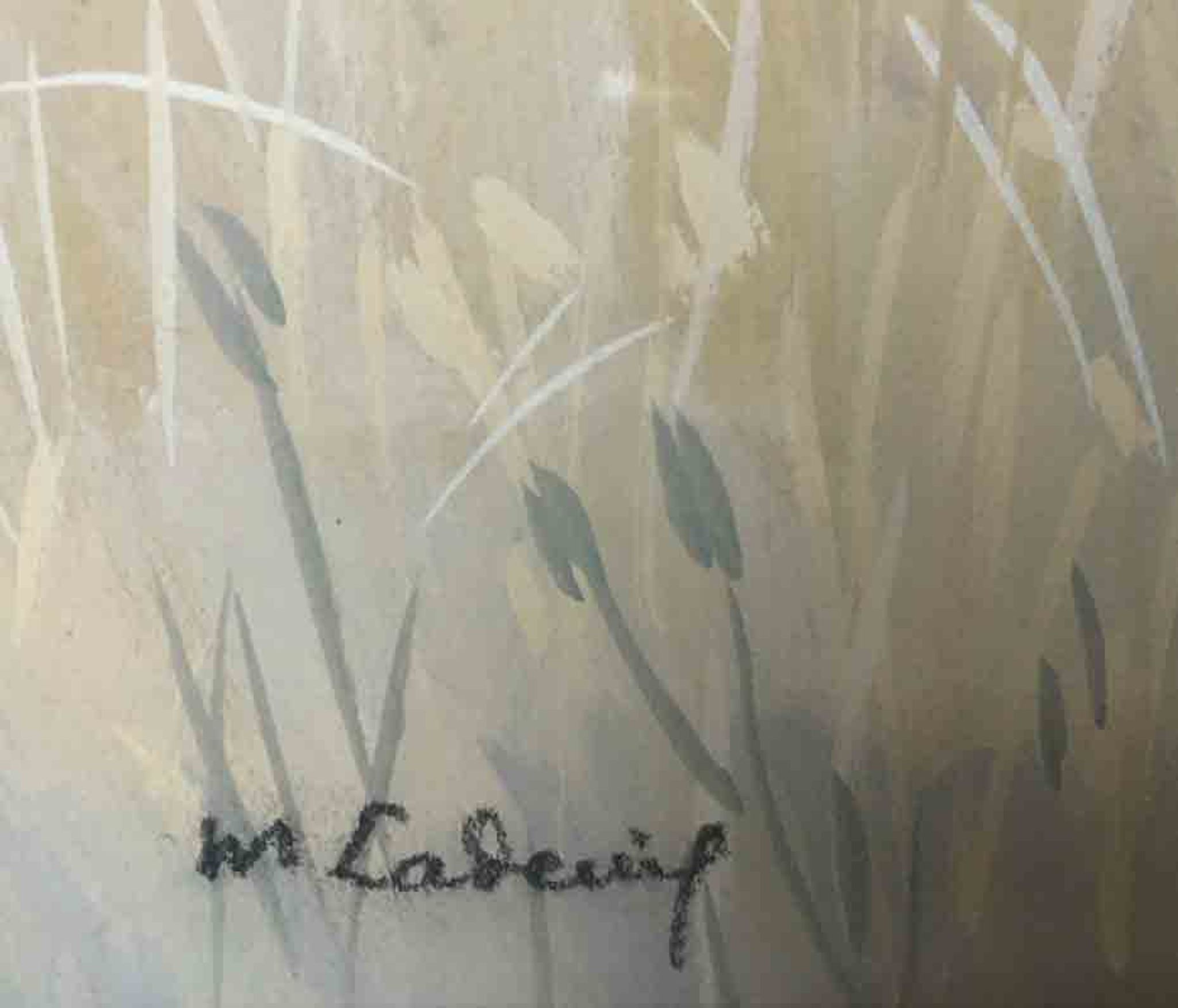 Painting by Marcelle Ladeuil born 1895 Oisans Lautaret Alpes for Wurtz