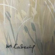 Painting by Marcelle Ladeuil born 1895 Oisans Lautaret Alpes for Wurtz