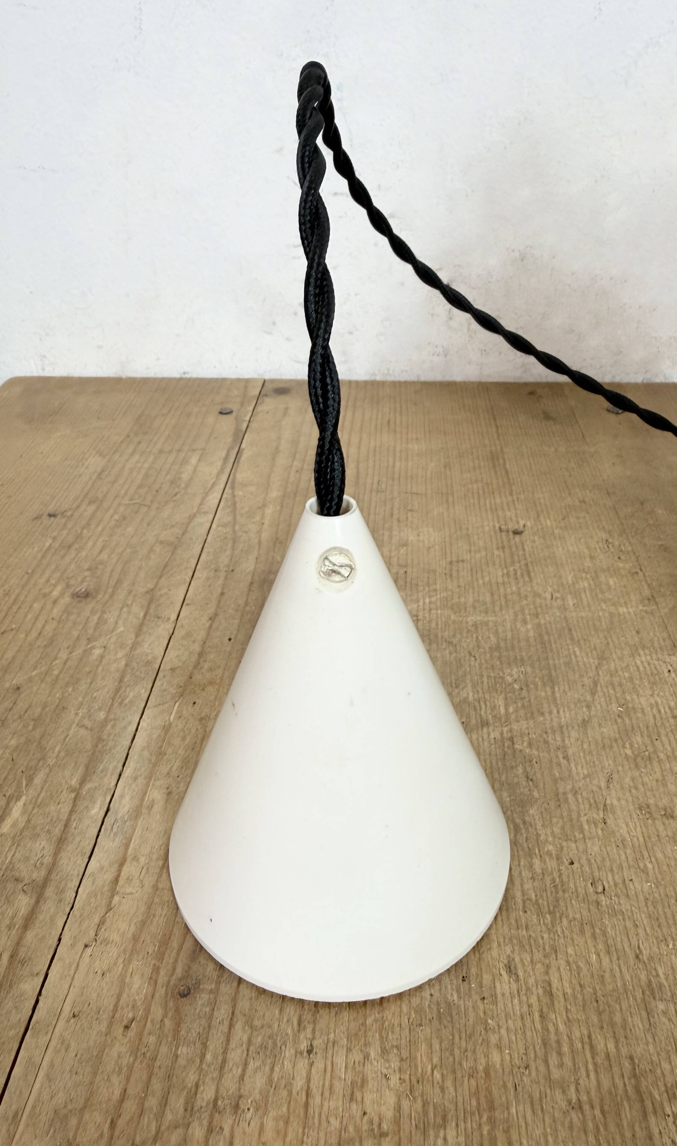 Vintage Glass Ceiling Light, 1970s
