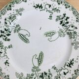 4 dessert plates Modern Style St Amand iron land