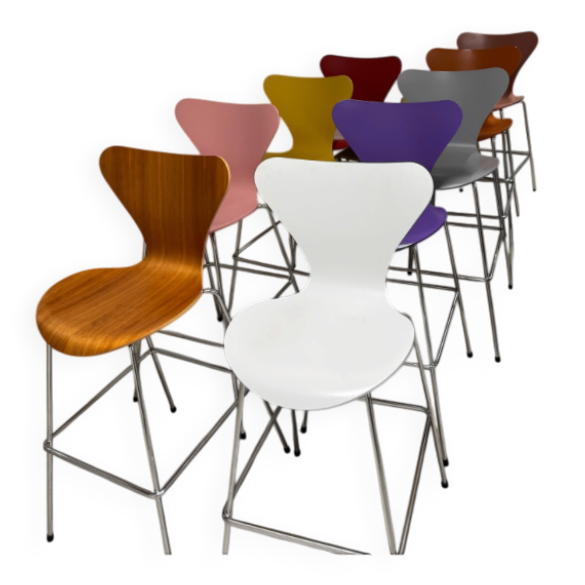 Series 7 Stool by Arne Jacobsen for Fritz Hansen