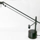 Articulated desk lamp with balance wheel 1980's by Stilplast Italy