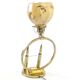 Art Deco table lamp, brass, glass, Germany, 1930s