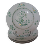 4 deep plates in porcelain by Bernardaud, model Beijing.