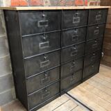 Old metal cabinet 15 valves