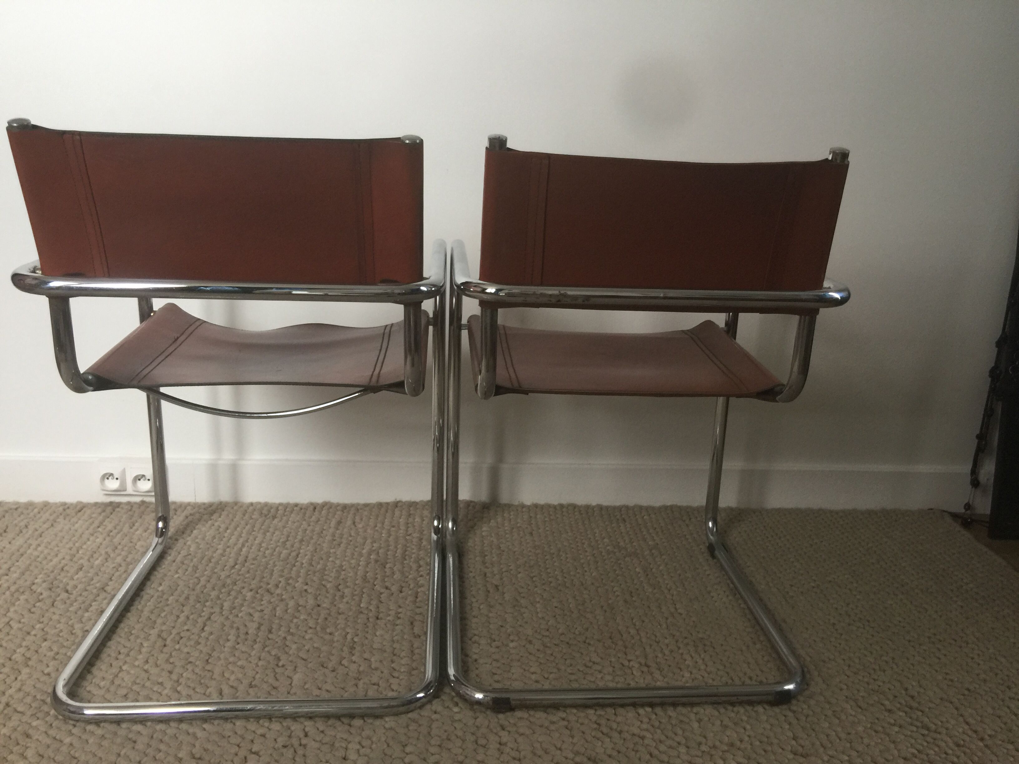 Set of 3 armchairs