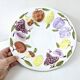 Vintage Fruit Slush Salad Bowl Grape Lemon Apple Pear Plum