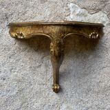 Golden Venetian wall lamp console