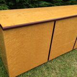 Vintage sycamore sideboard Mario Sabot 1970