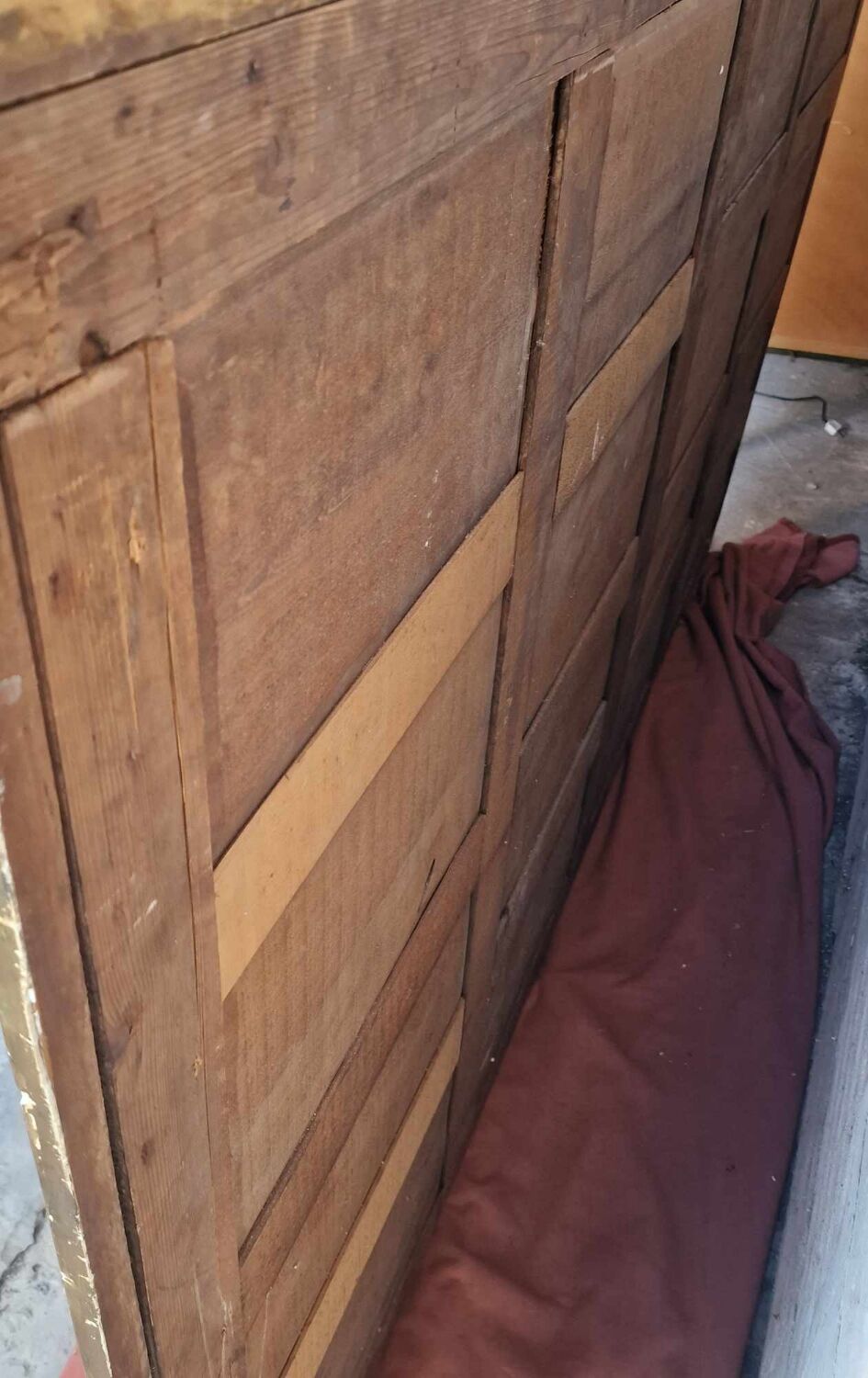 Old industrial type mirror