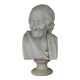 Marble bust, Voltaire after Jean Antoine Houdon, 19th-century copy.