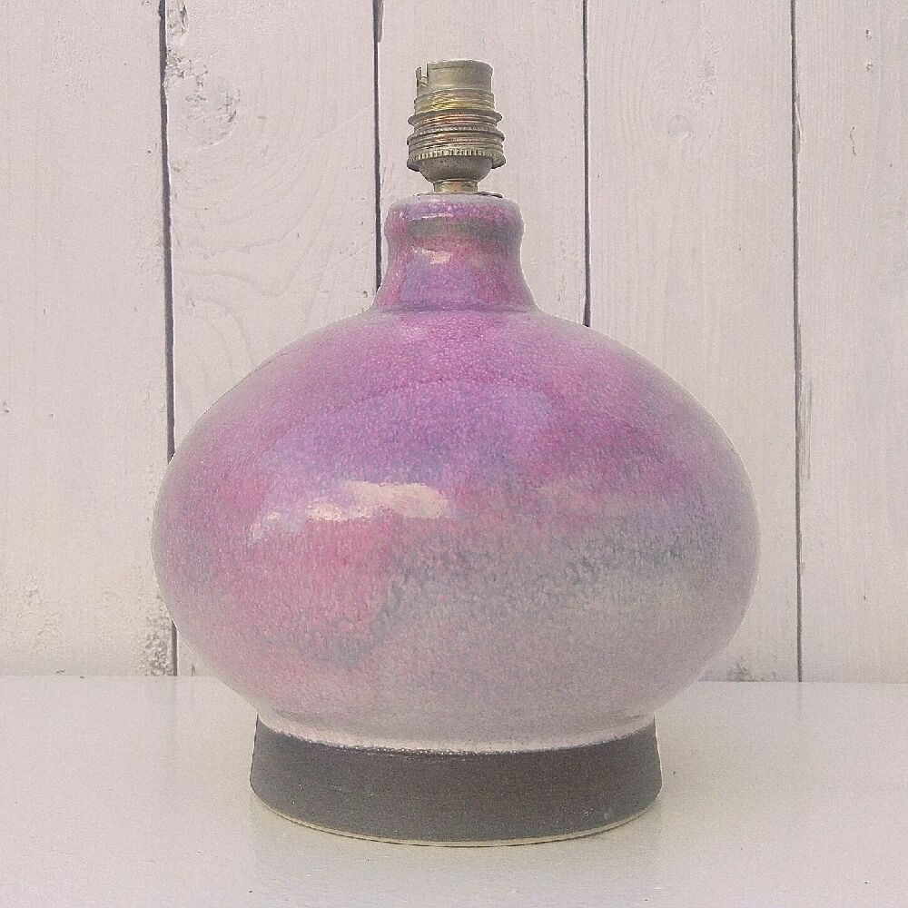 Ceramic lamp foot by Eduardo Constantino