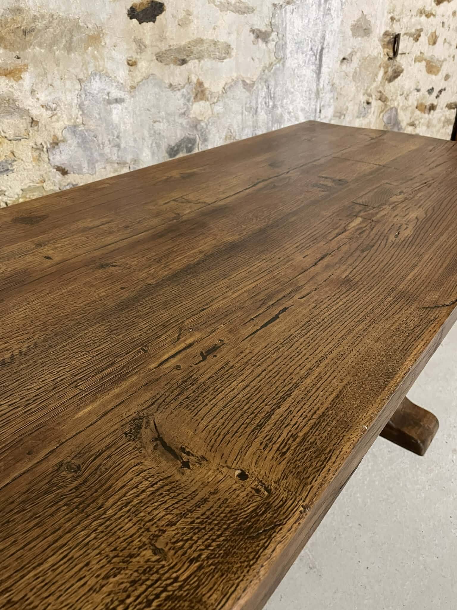 Monastery table in solid oak